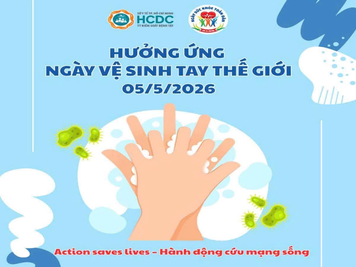 HƯỞNG ỨNG NGÀY VỆ SINH TAY THẾ GIỚI 05/5/2026