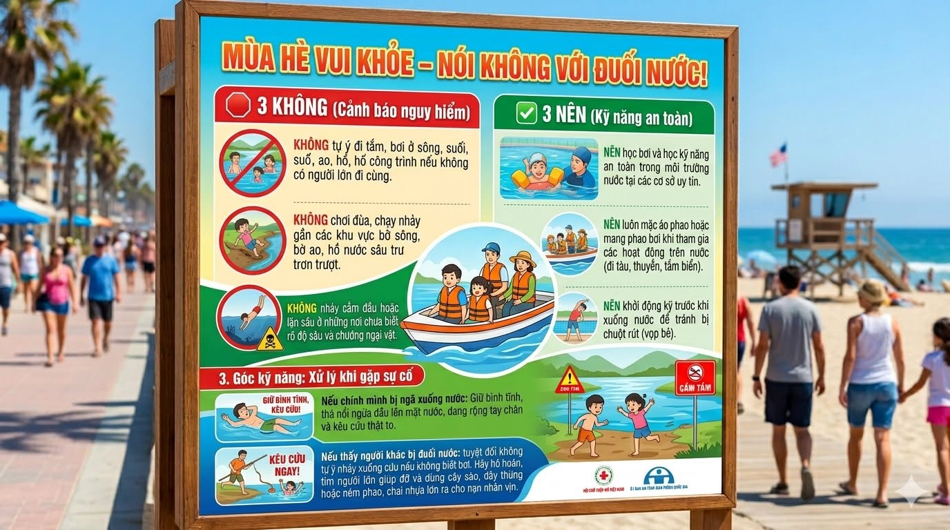 MÙA HÈ VUI KHỎE – NÓI KHÔNG VỚI ĐUỐI NƯỚC