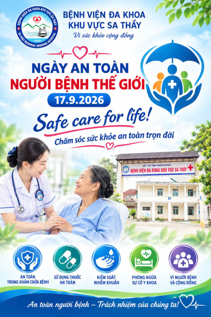 Hưởng ứng Ngày an toàn người bệnh thế giới 17.9.2026